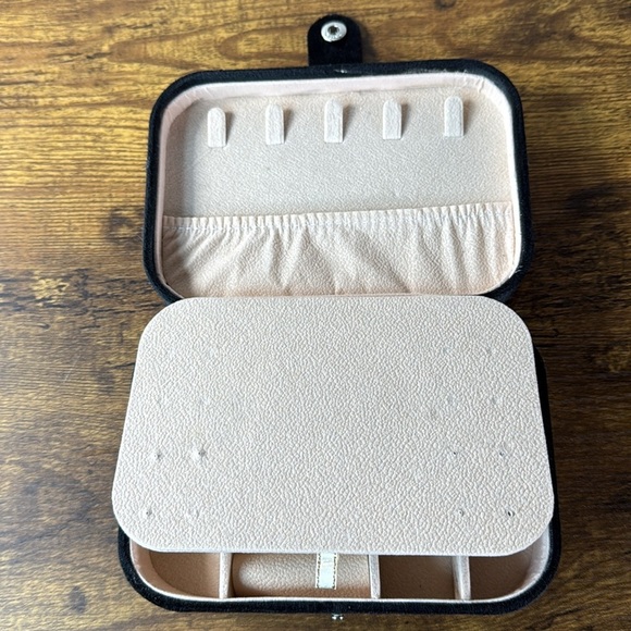 Black Velvet Jewelry Box - Picture 4 of 8